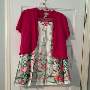 Jones New York Skirt and Kim Roger’s Cardigan